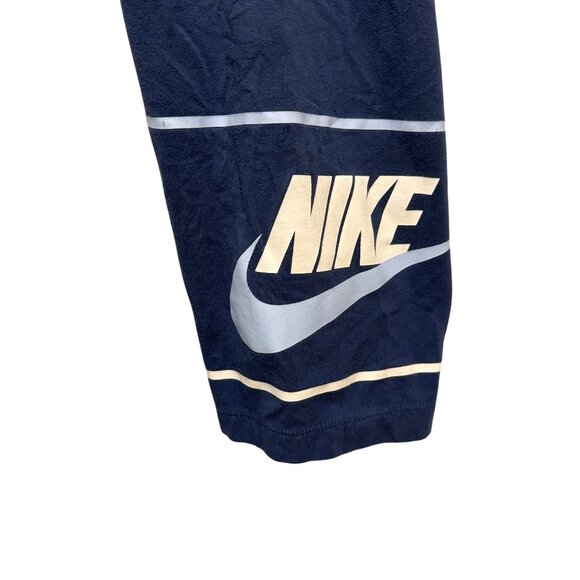 Nike Womens Navy Blue Sweatpants 3X Cotton Blend Athletic Casual Wear - Picture 2 of 6